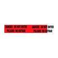 National Marker Co Printed Barricade Tape - Danger Do Not Enter Peligro No Entre PT22